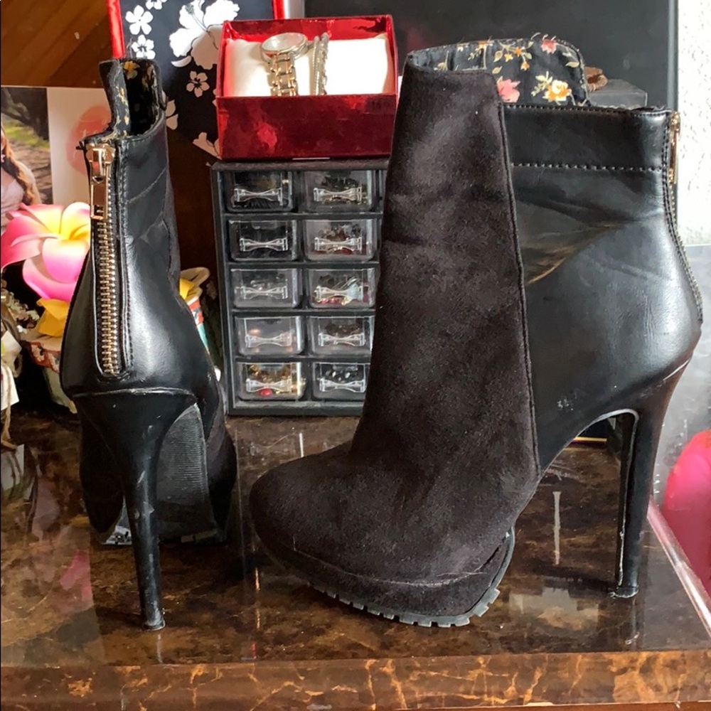 Black booties